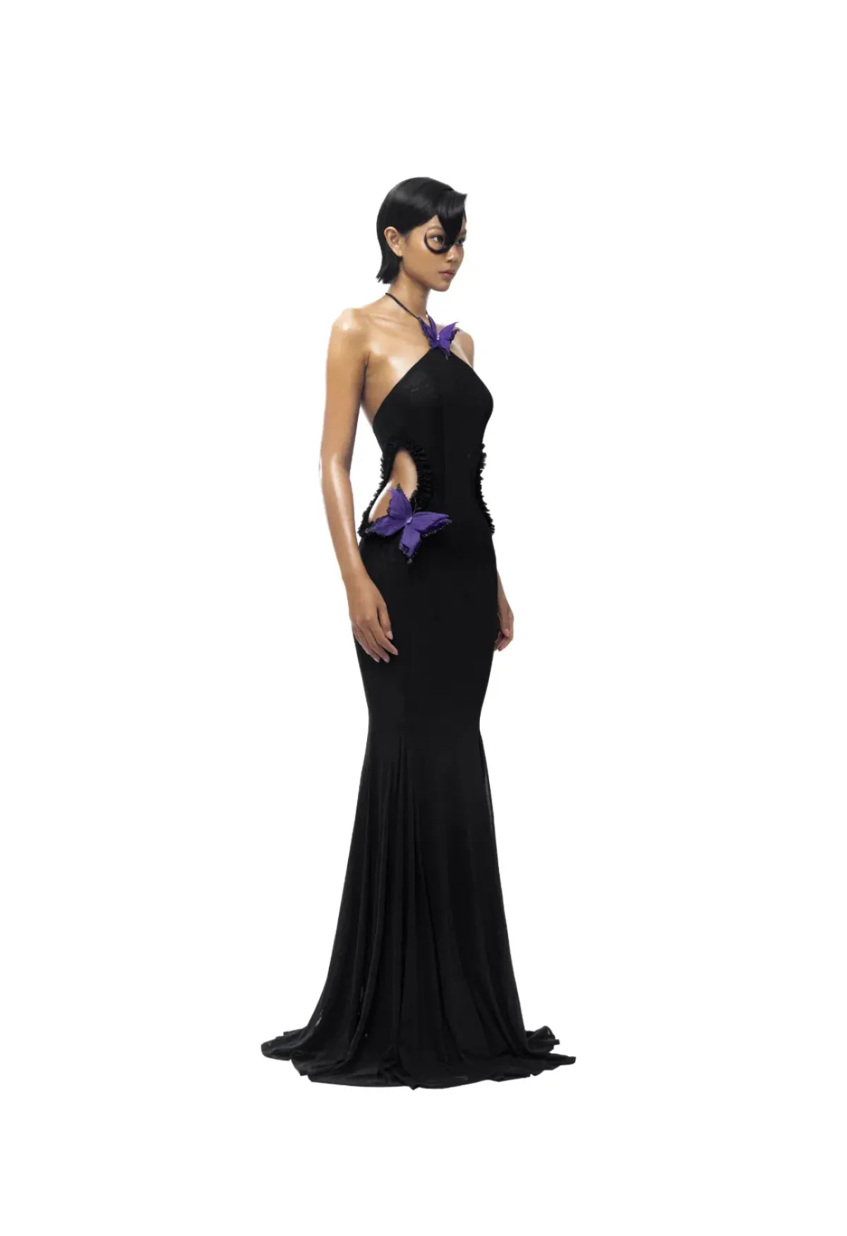 Huelly Rose Darya Dress Black Size S / AU 8 - Image 2