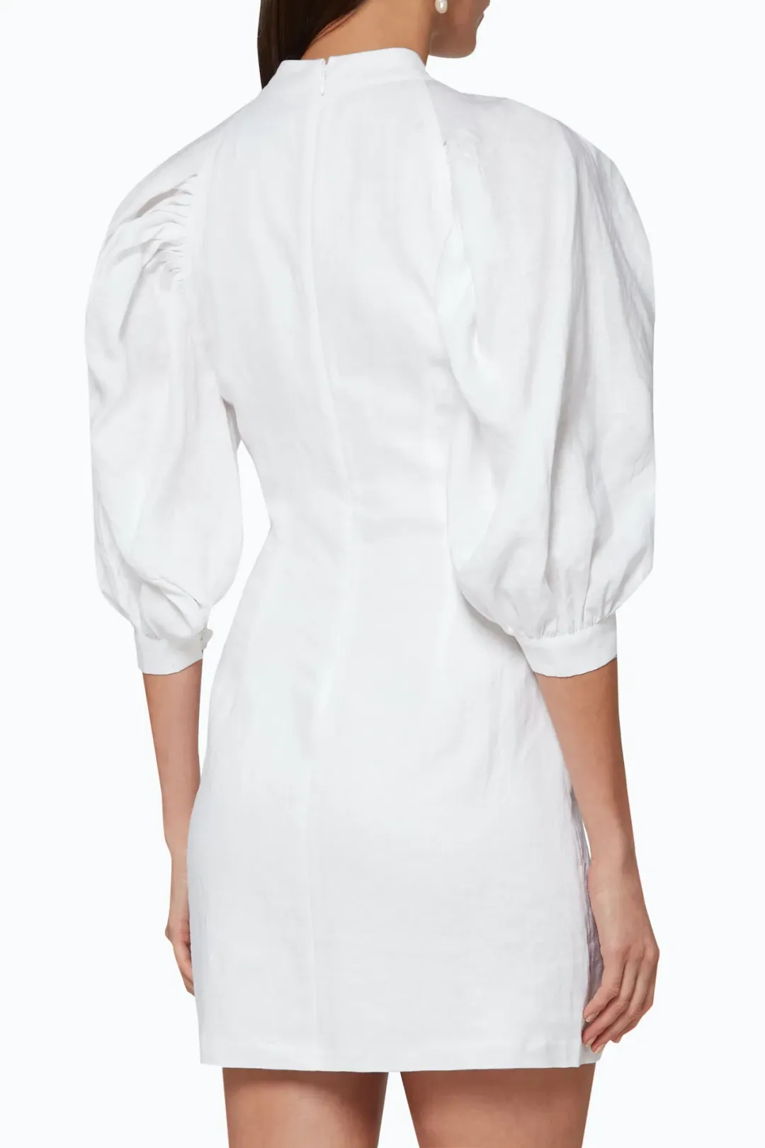 Joslin Studio Fleur Mini Dress White Size 8 for rent on The Volte - main image