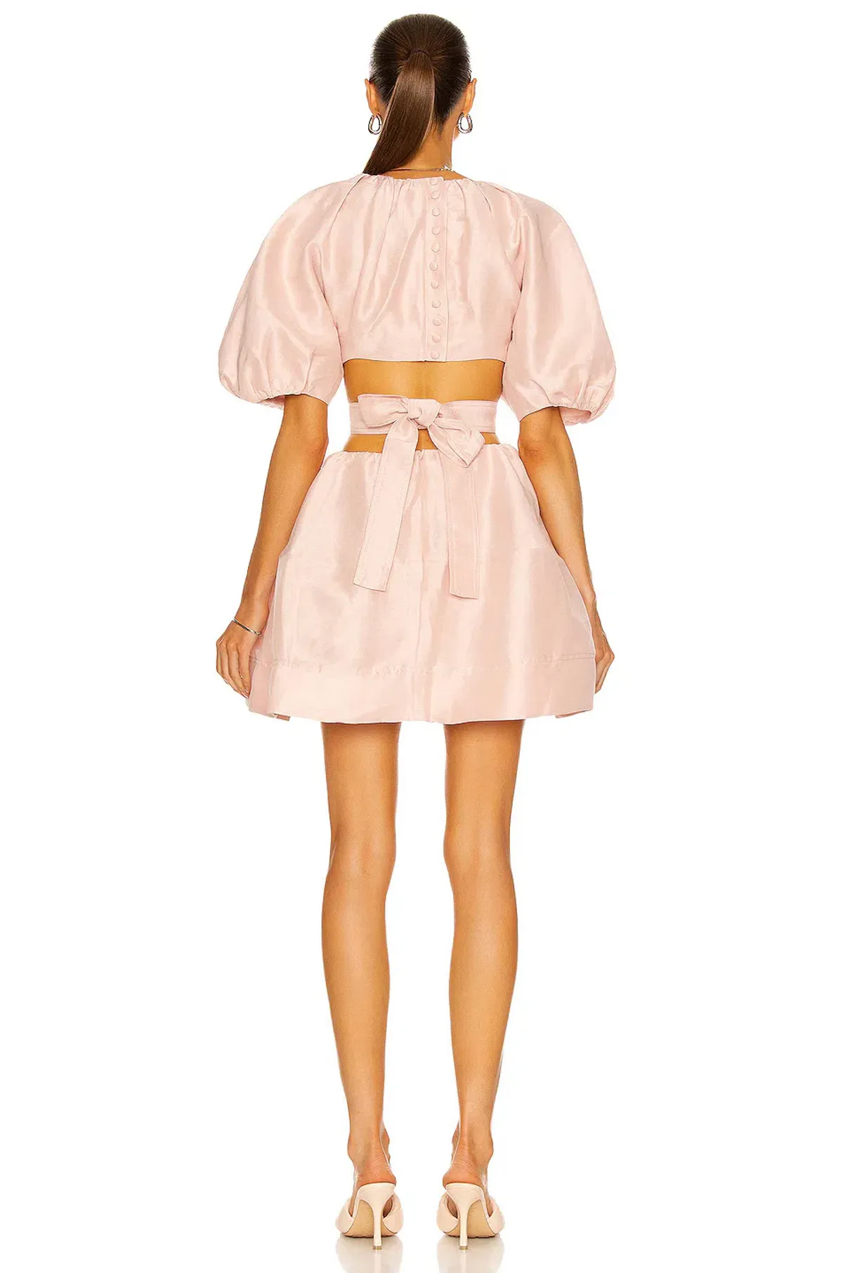 Aje Psychedelia Cut Out Mini Dress Pink Size 6 - Image 2