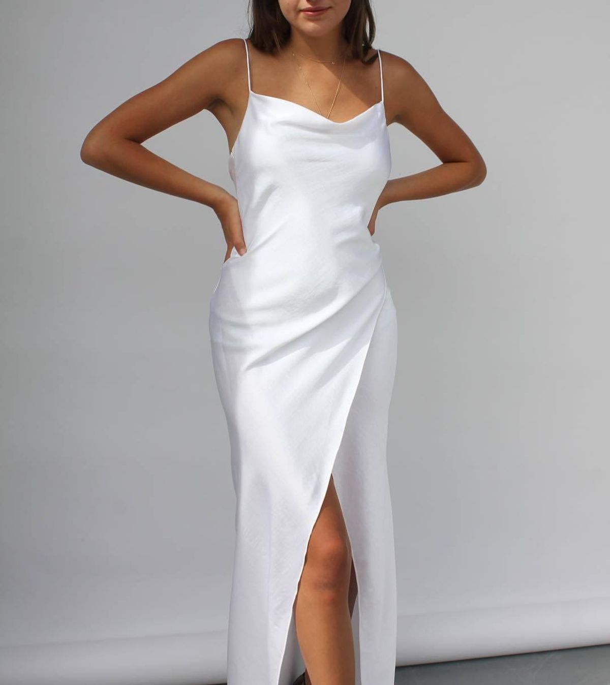 Camilla and Marc Bowery Slip Dress White Size 14 - Image 1