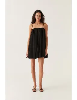 Aje Filigree Sweetheart Mini Dress Black Size 8 for rent on The Volte - image 1