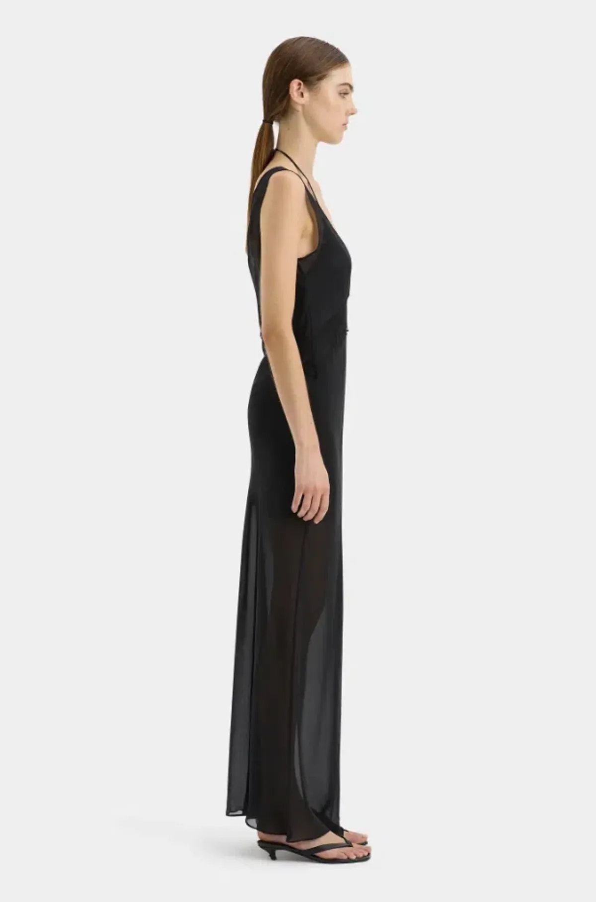 Sir the Label Avellino Lace Layered Dress Black Size 0 / AU 6 - Image 2