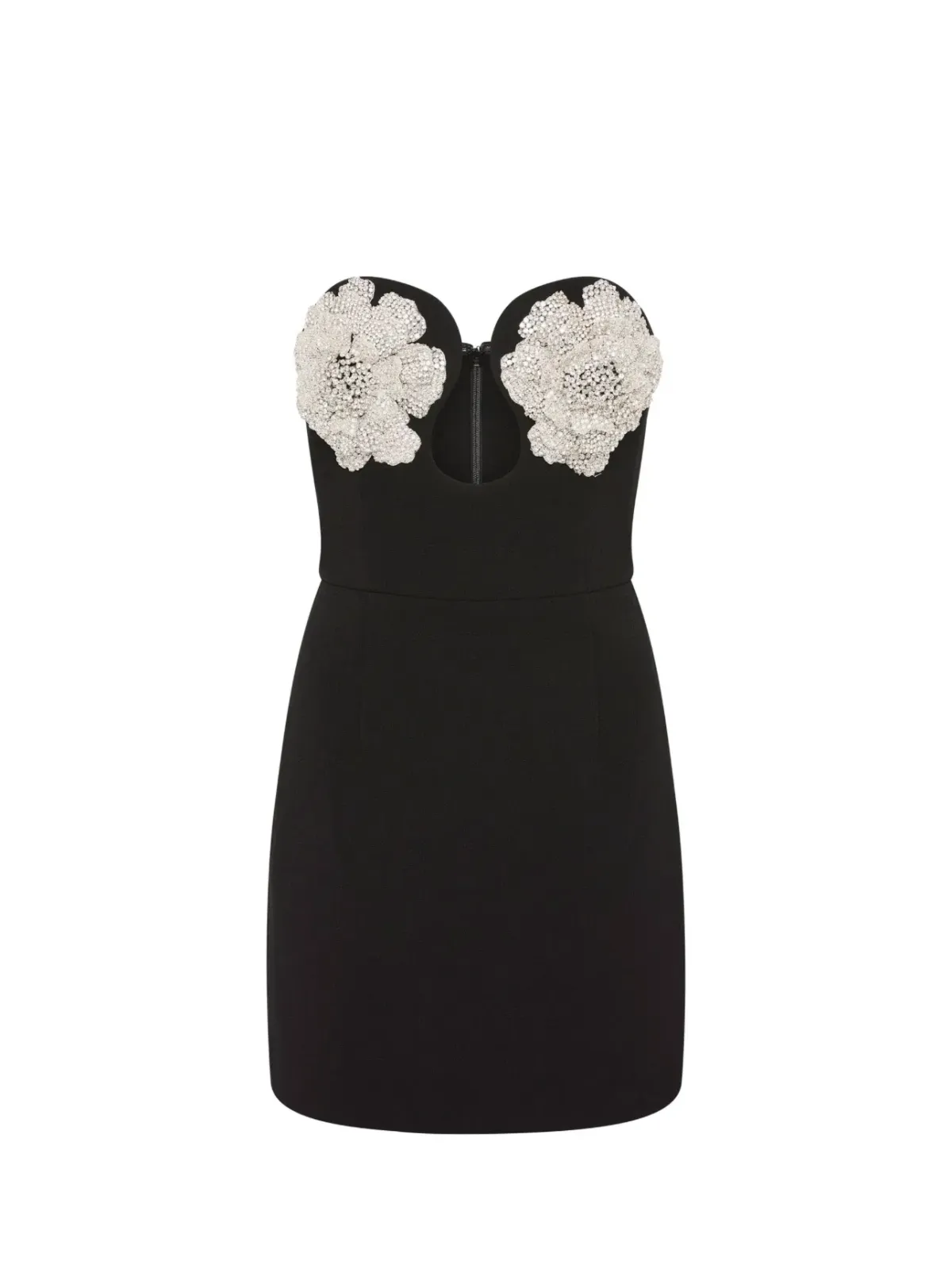 Rebecca Vallance Sachiel Mini Dress Black Size 8 - Image 7