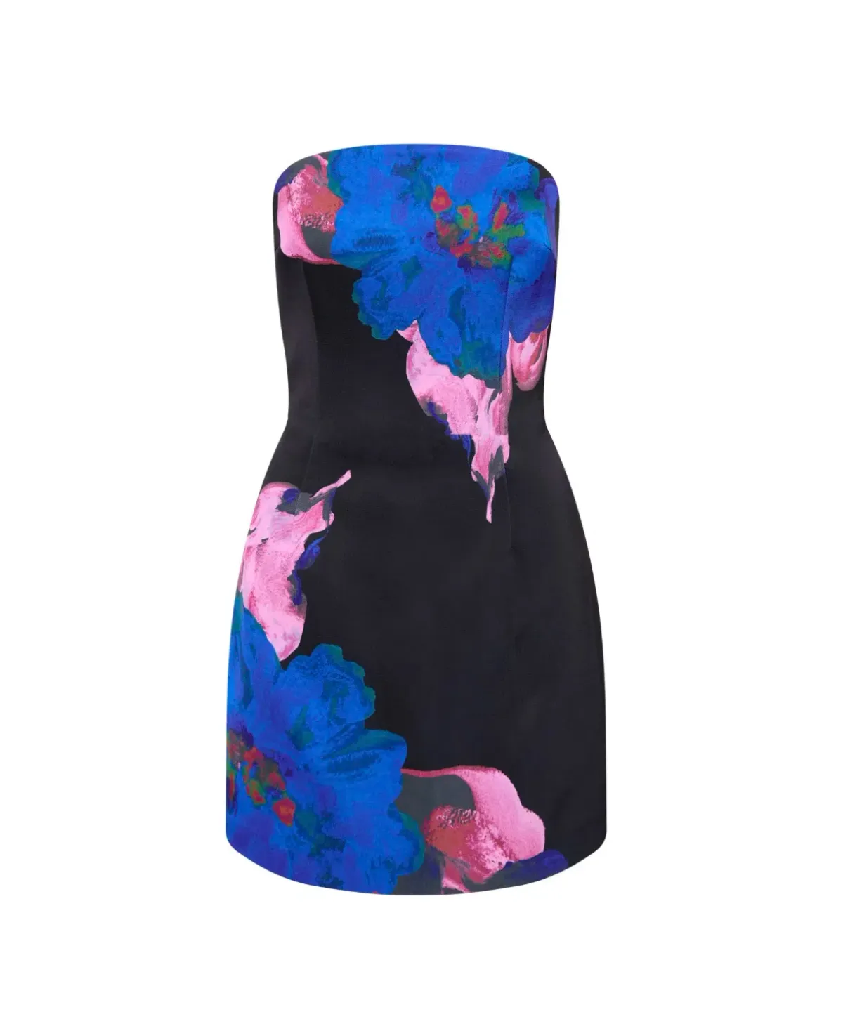 Rebecca Vallance Acid Bloom Strapless Mini Dress Floral Size 8 - Image 8