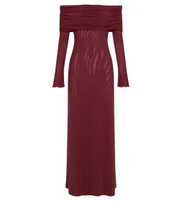 Meshki Josie Maxi Dress Wine Size XS/Au for rent on The Volte - image 3