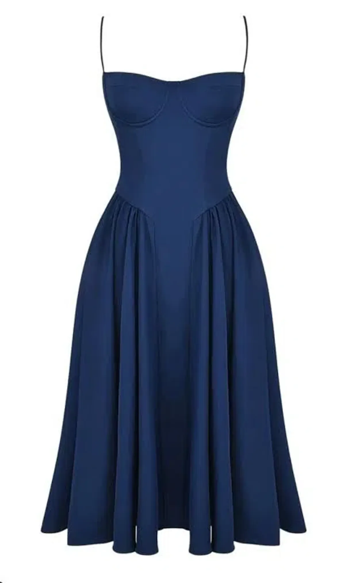 House of CB Samaria Corset Sundress in French Navy Size 6/XS - Image 3
