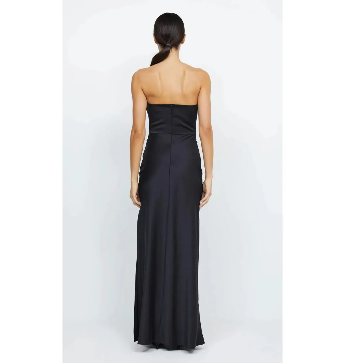 Bec & Bridge Eternity Strapless Maxi Dress Black Size AU 8 - Image 5