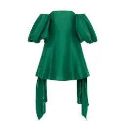 Aje Incarnation Mini Dress Emerald Size AU 8 for rent on The Volte - image 4