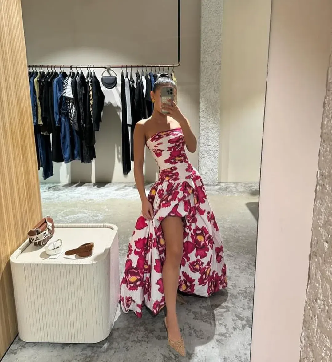Aje Behold Maxi Dress Boldly Blooming Size 10 for rent on The Volte - main image