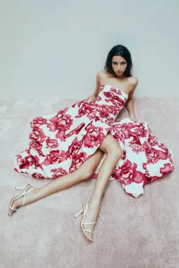 Aje Behold Maxi Dress Boldly Blooming Size 10 for rent on The Volte - image 2