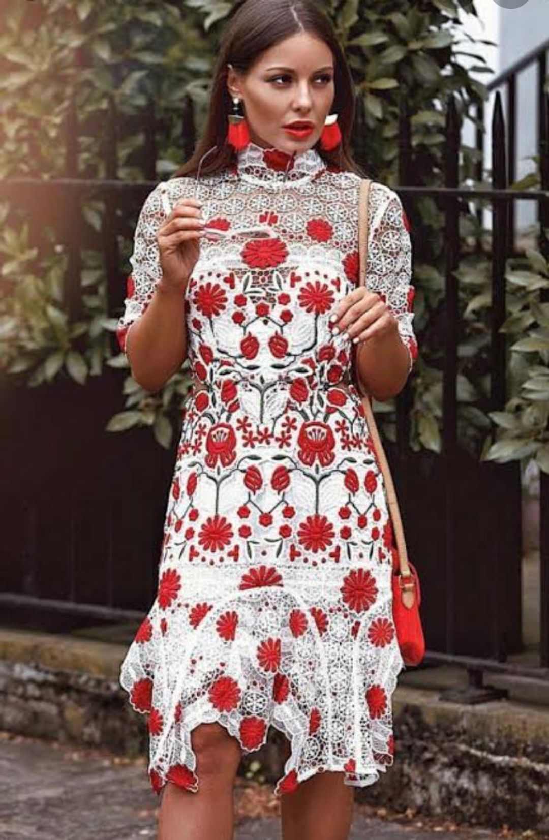 Thurley English Rose dress size 8 for rent on The Volte - main image