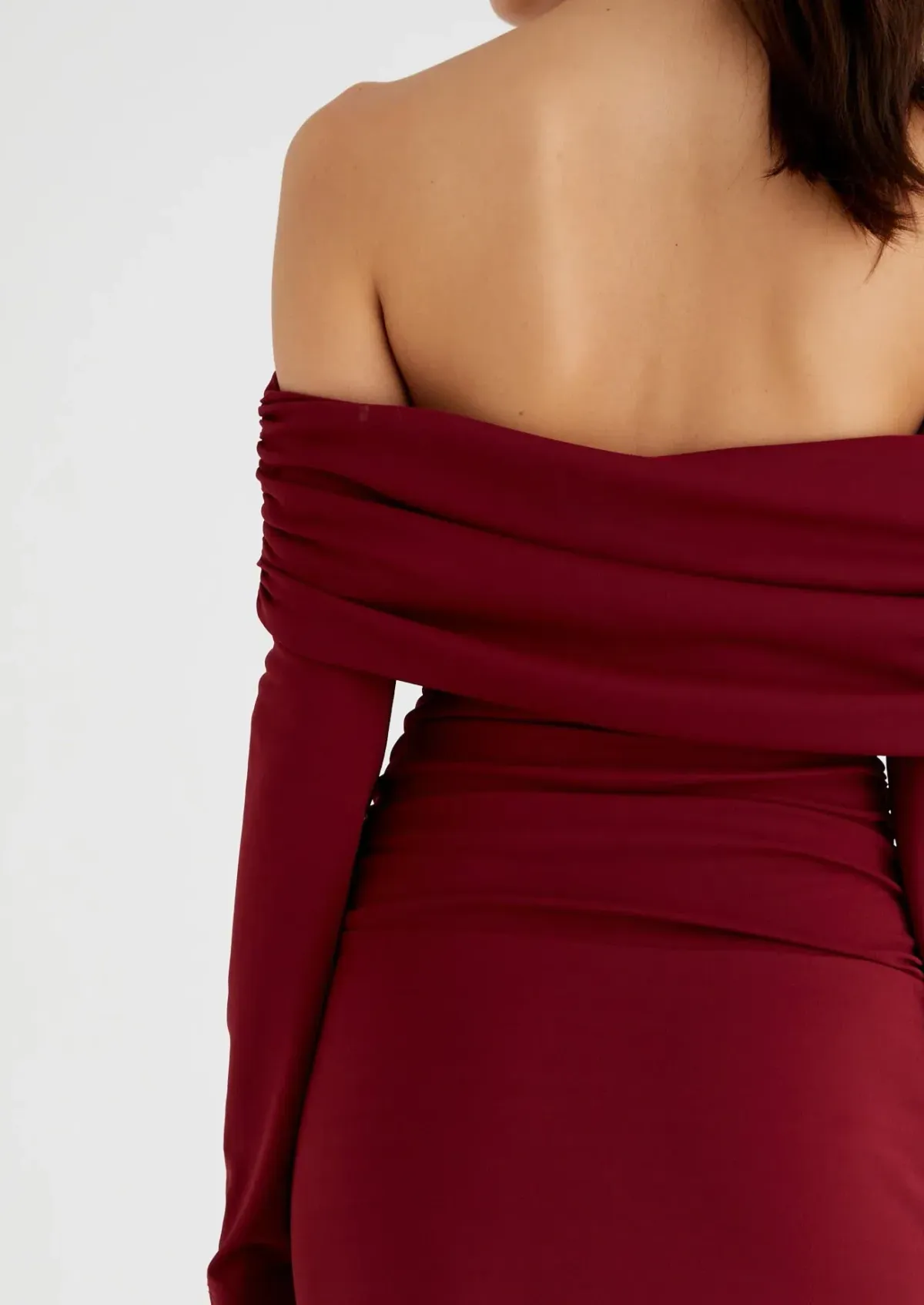 BENNI Lorena Maxi Dress Wine Size 8 - Image 3