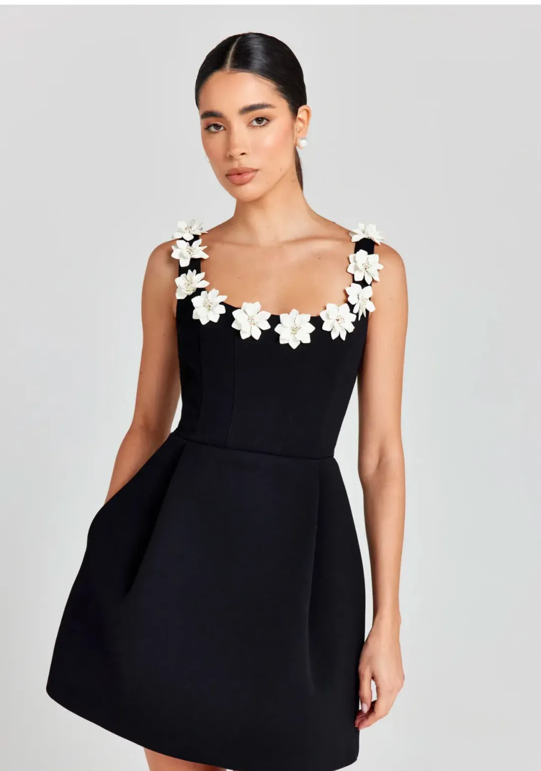 Nadine Merabi Cindy Monochrome Dress Size XS/Au 6 for rent on The Volte - main image