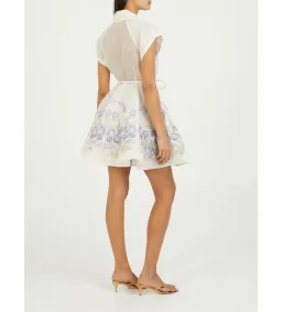 Zimmermann The Natura Flip Dress In Blue Iris Size 1/Au 10 for rent on The Volte - image 2