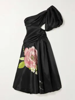 Alemais Regent Noir Gown Black Floral Size Au 6 for rent on The Volte - image 3