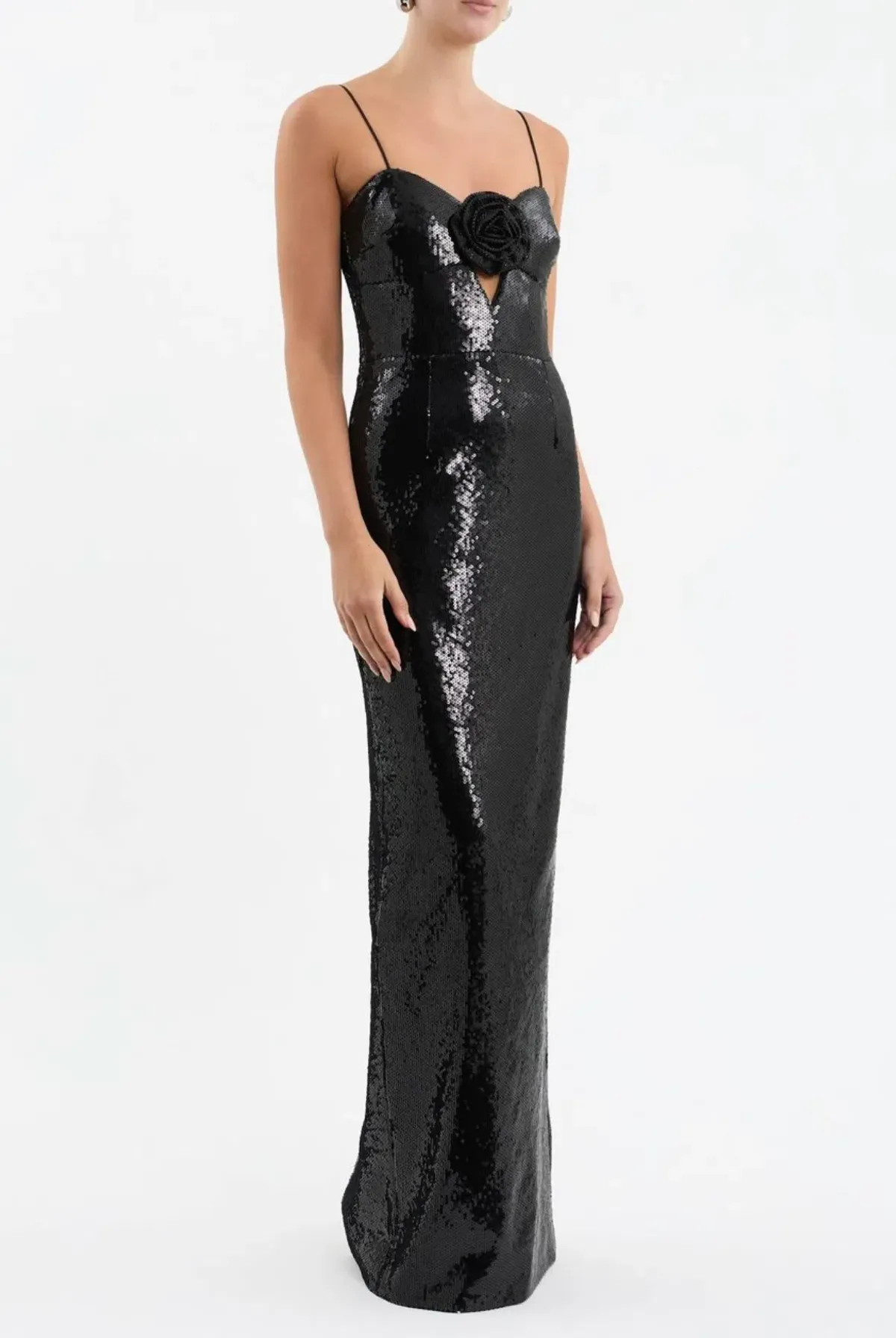 Rebecca Vallance Denise Gown Black Size 8 - Image 5
