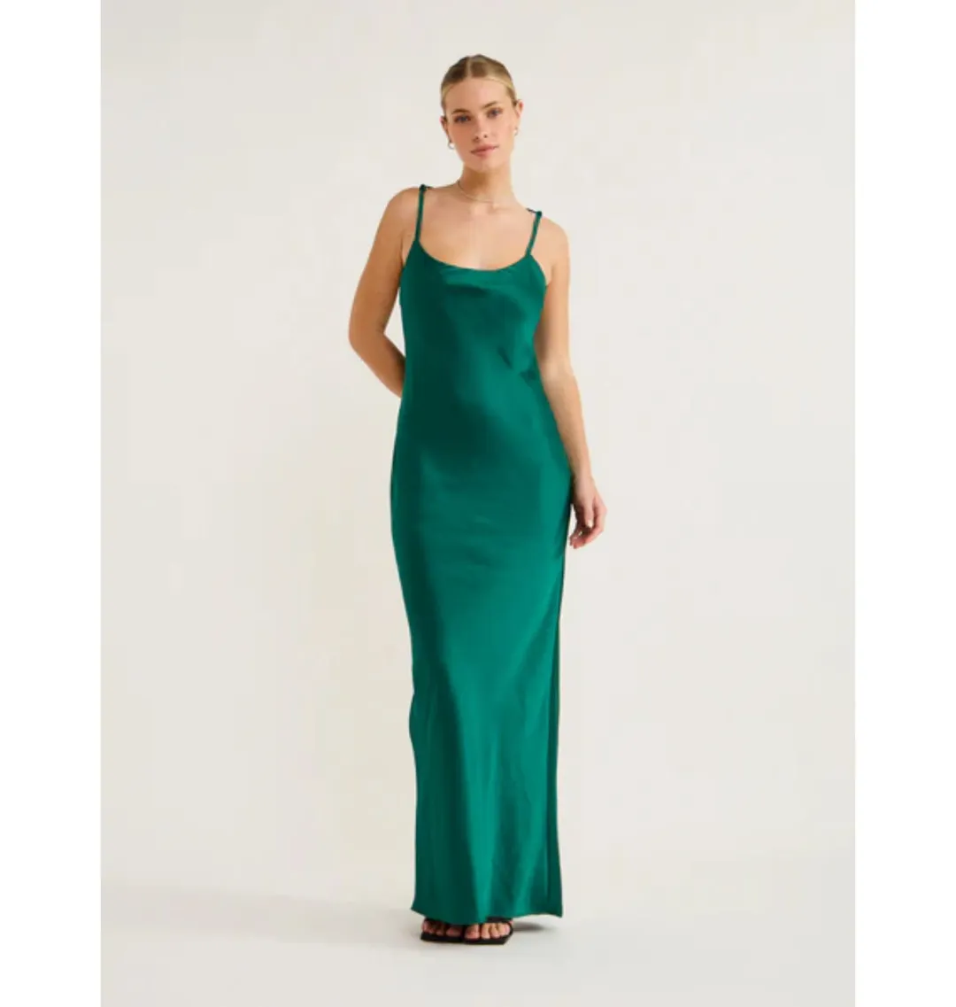 Camilla and Marc Otilia Slip Dress Jade Size AU 12 for rent on The Volte - main image