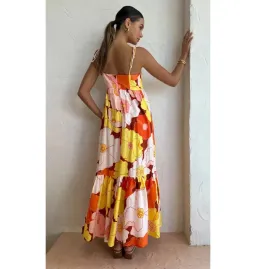 Steele Farida Dress Flower Power Print Size AU 10 for rent on The Volte - image 2