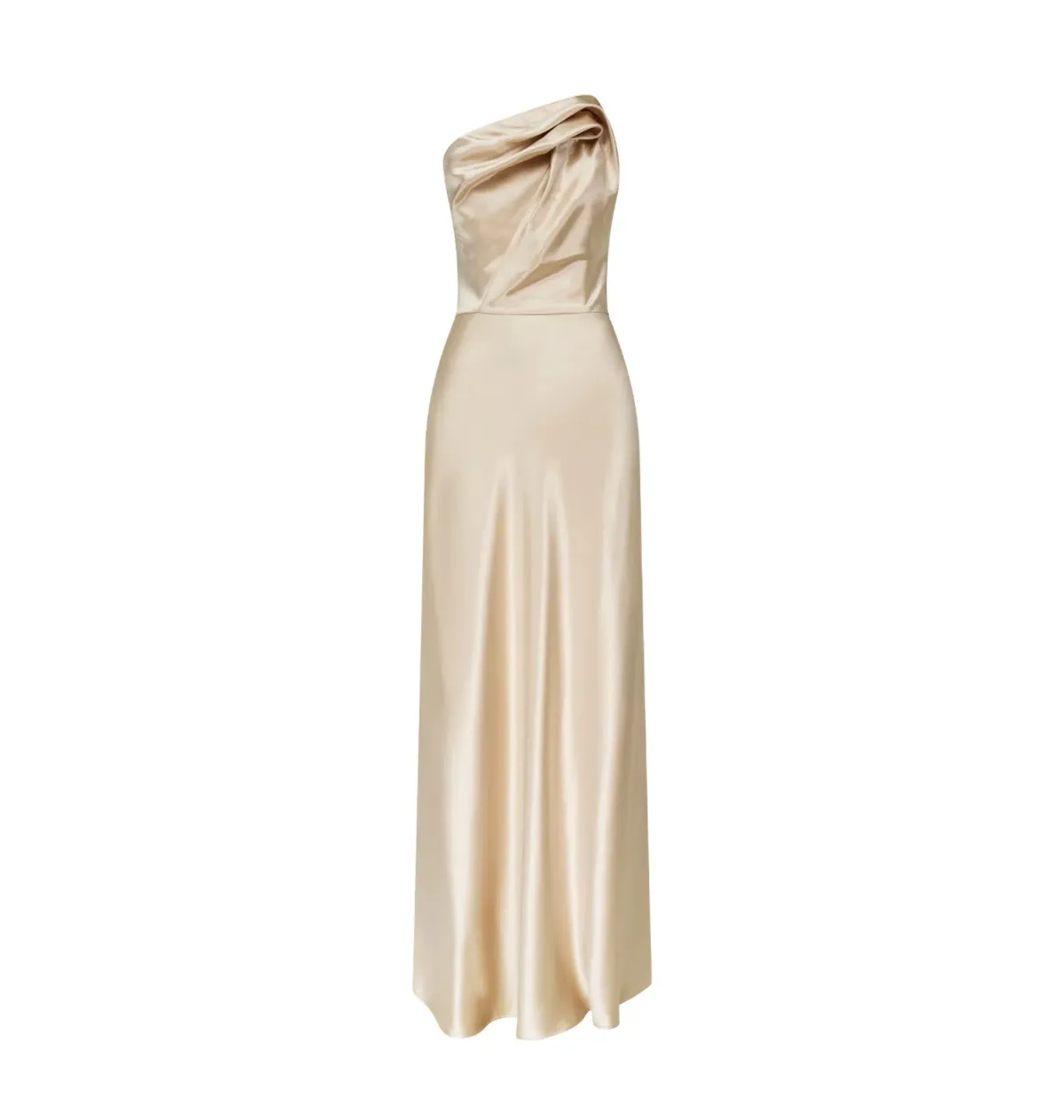 Manning Cartell Show Me Love Strapless Gown Champagne Size AU 10 - Image 4