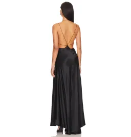 Michael Lo Sordo Tash Black Gown Black Size AU 10 for rent on The Volte - image 2