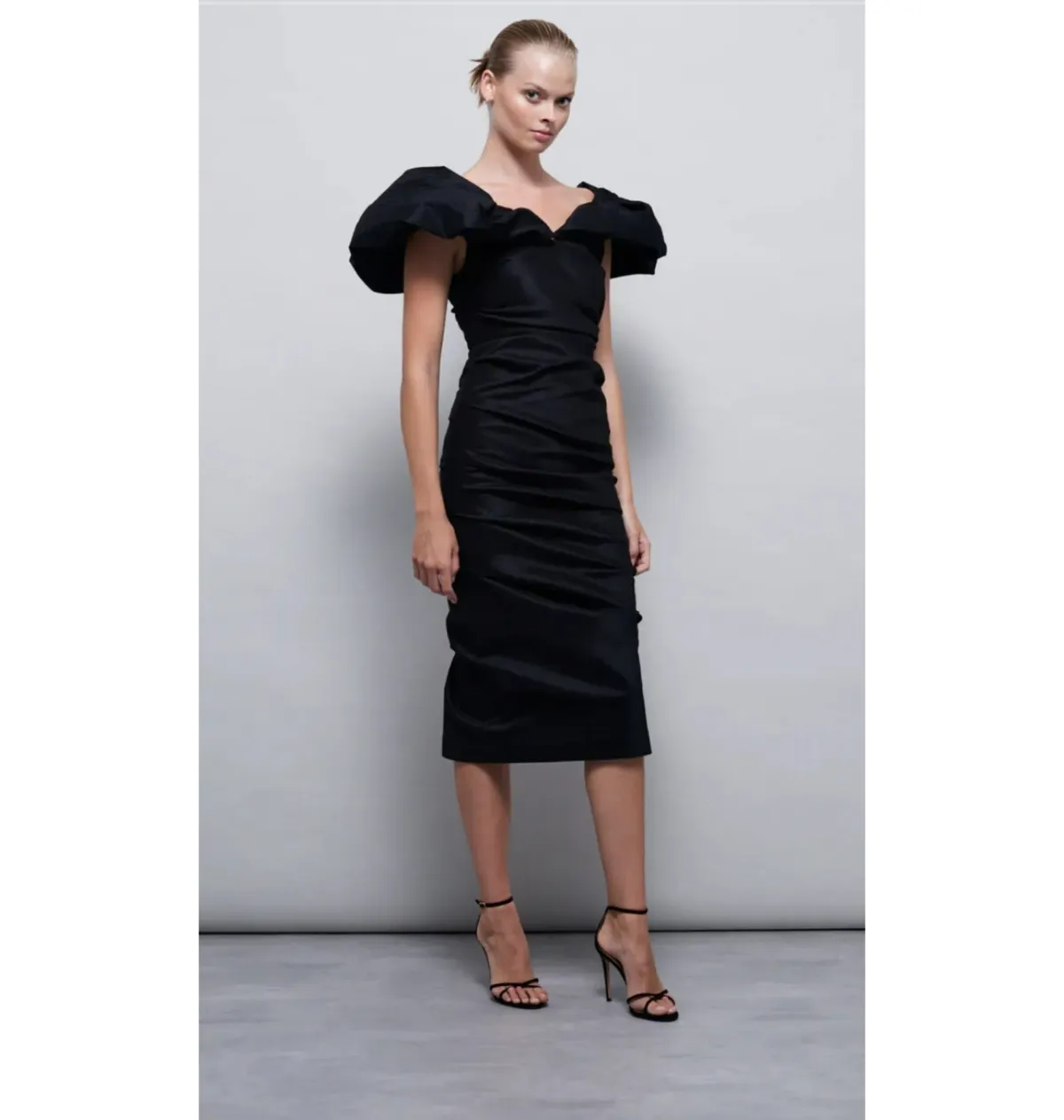 Rachel Gilbert Frey Dress Black Size 2 / AU 10 - Image 1