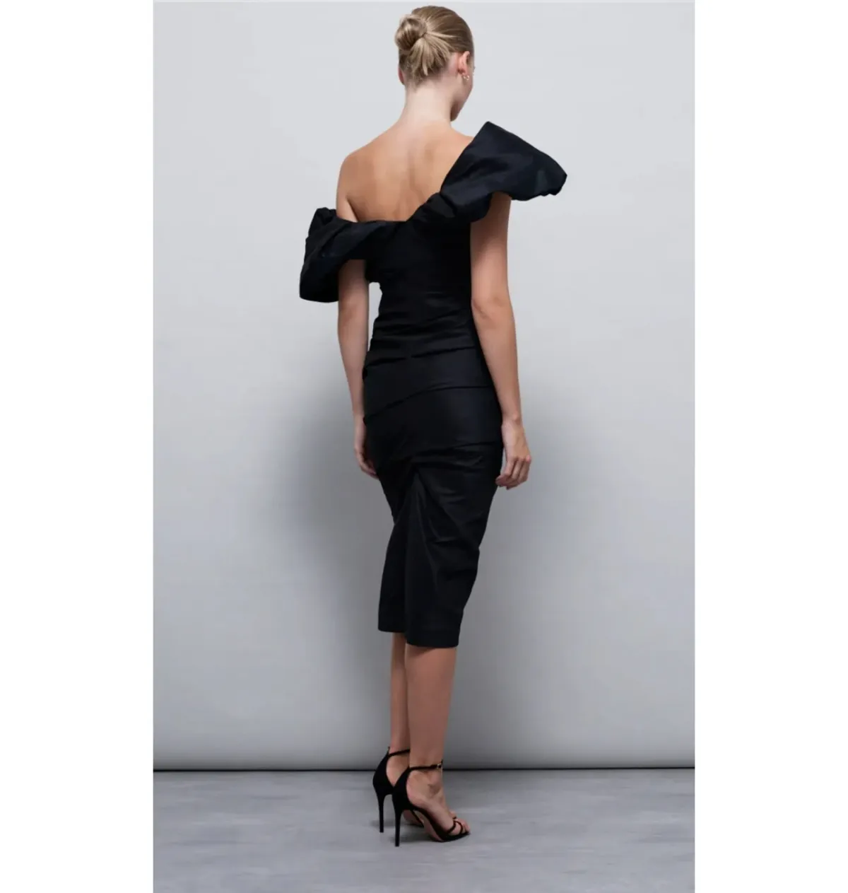 Rachel Gilbert Frey Dress Black Size 2 / AU 10 - Image 2