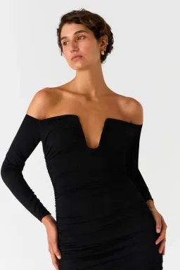MISHA Raelynn Dress Black Size 10 for rent on The Volte - image 2