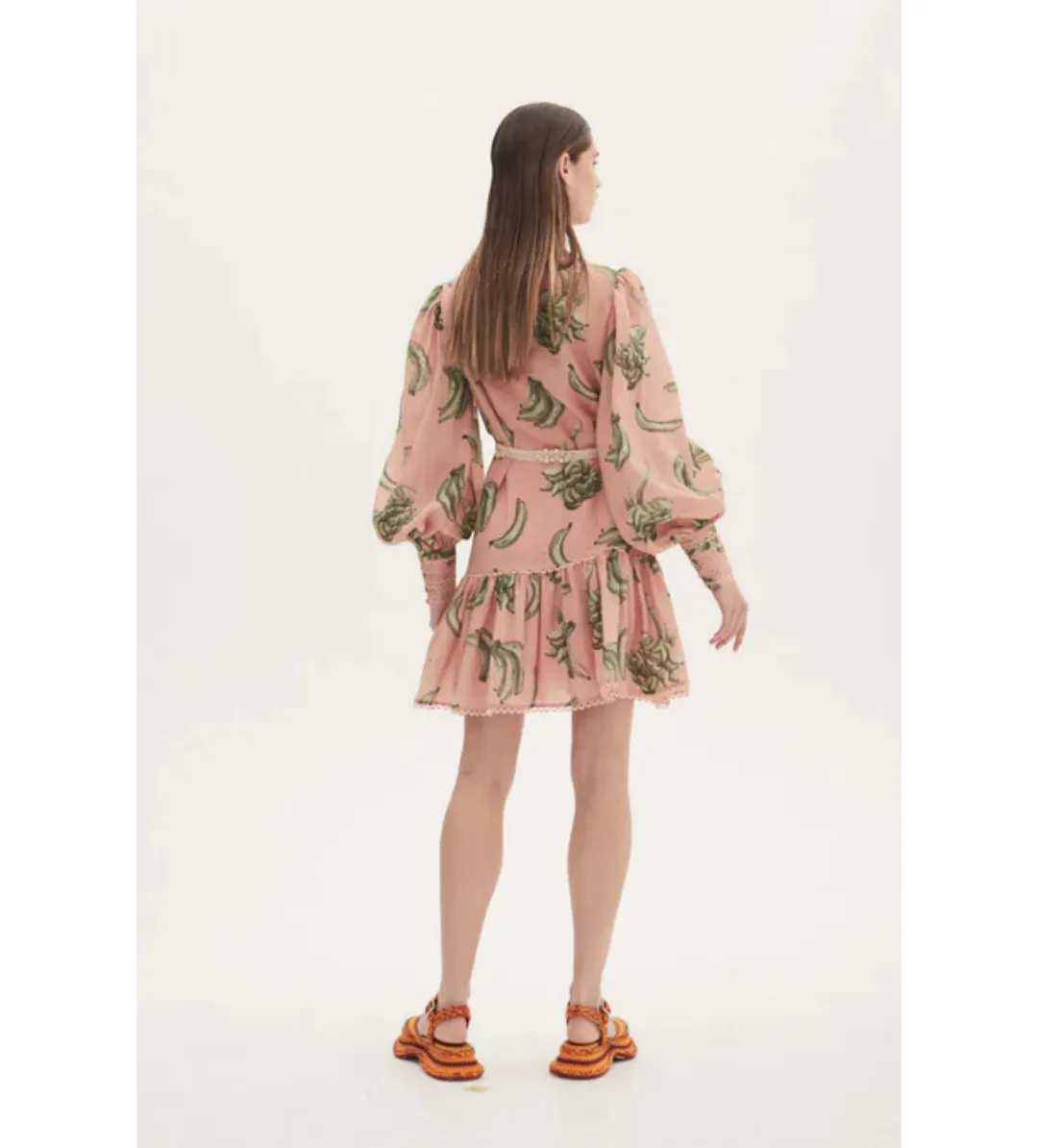 Alemais Bananarama Mini Dress Pink Size 12 for rent on The Volte - main image