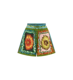 Alemais Disco Daisy Shirt and Short Set Multi Size 14 for rent on The Volte - image 5
