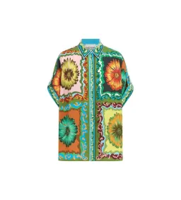 Alemais Disco Daisy Shirt and Short Set Multi Size 14 for rent on The Volte - image 4