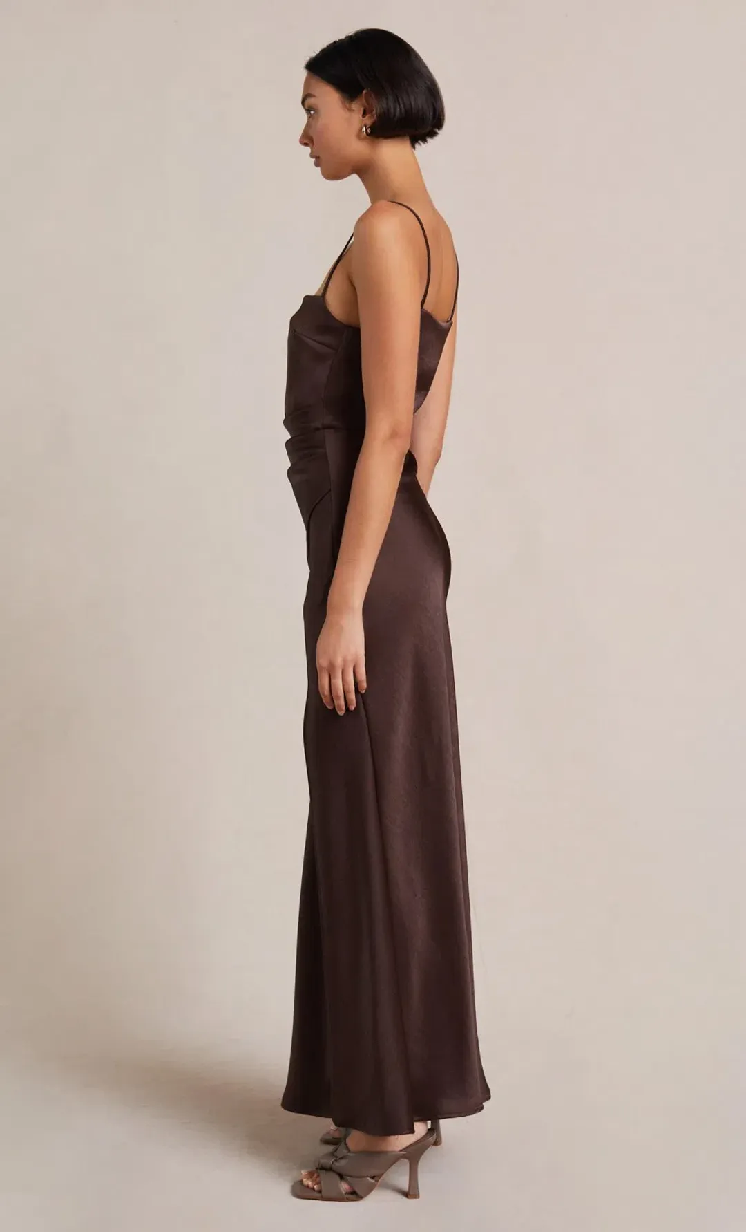 Bec & Bridge Nadia Maxi Dress Brown Size 8 for rent on The Volte - main image