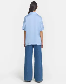 Viktoria And Woods Applause Shirt And Pilot Pant Set Hydrogen/Light Blue Size 4 / AU 14 for rent on The Volte - image 3