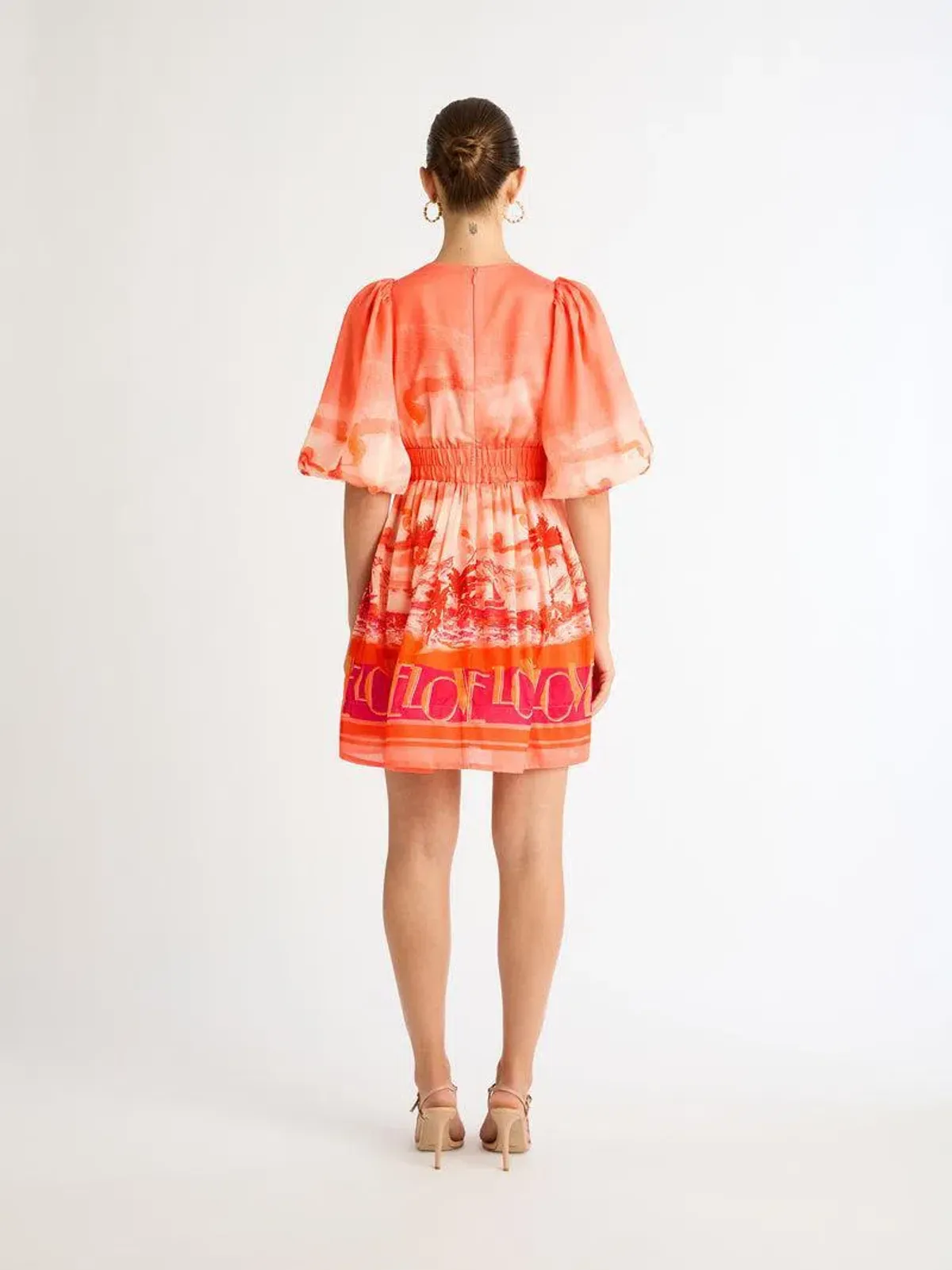 Sheike Love Boat Mini Dress Print Size AU 6 - Image 3