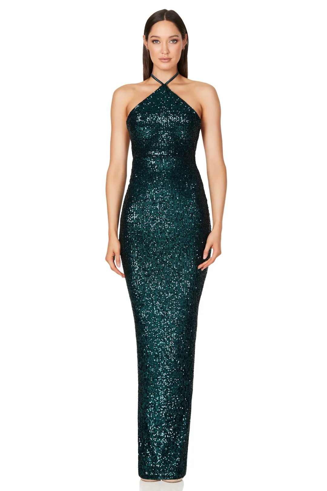 Nookie Treasure Gown Emerald Size Small for rent on The Volte - main image