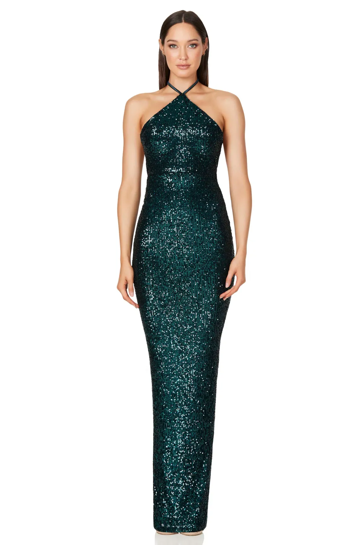 Nookie Treasure Gown Emerald Size Small for rent on The Volte - main image