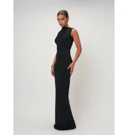 Effie Kats Verona Gown Black Size M / AU 10 for rent on The Volte - image 2