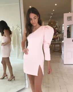 Nicola Finetti Eddy Dress Pink Size AU 12 for rent on The Volte - image 2