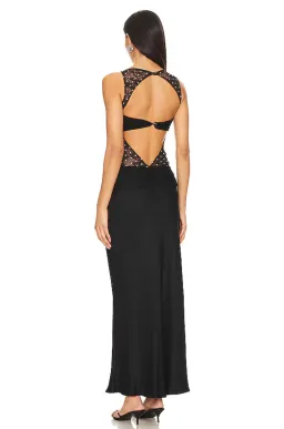Pfeiffer Maxi Dress in Black Size AU 6 for rent on The Volte - image 2