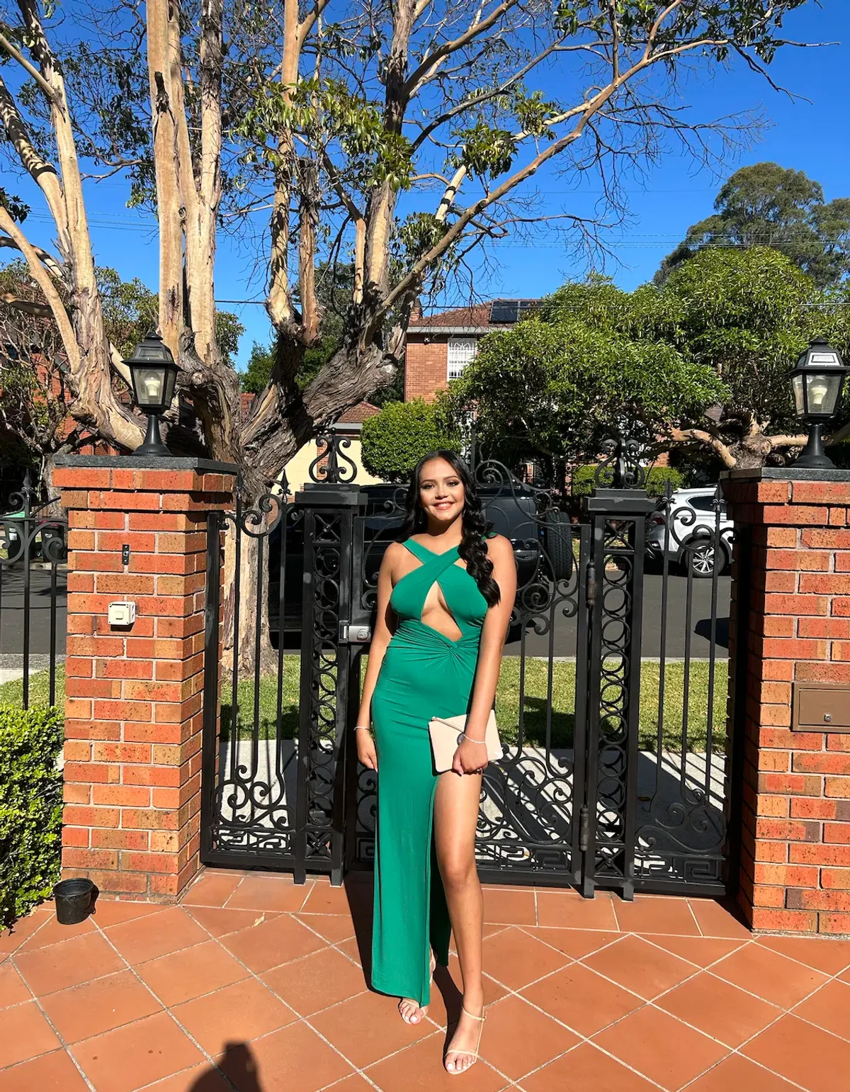 Nookie Belisse Gown Green Size S/Au 8 - Image 1
