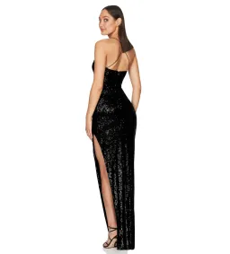 Nookie Leilani Gown Black Size M/Au 10 for rent on The Volte - image 2