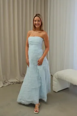 AJE Soundscape Maxi Dress Sea Breeze Size 8 for rent on The Volte - image 2