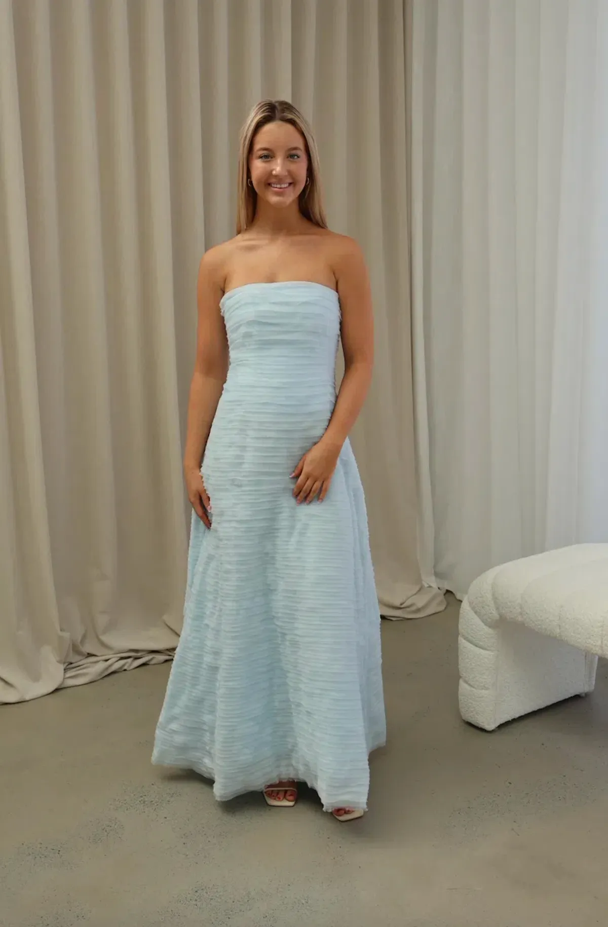 AJE Soundscape Maxi Dress Sea Breeze Size 8 - Image 1