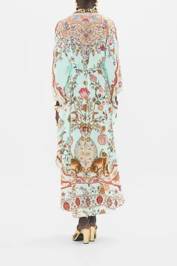 Camilla Weaving Worlds Gathered Waist Kaftan Floral One Size for rent on The Volte - image 3