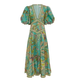 Alemais Franca Midi Dress Print Size AU 14 for rent on The Volte - image 4
