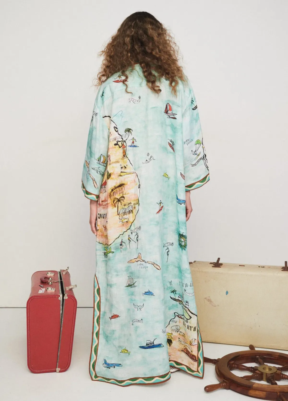 Alemais Swell Shirtdress Print Size 14 - Image 3