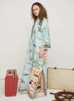 Alemais Swell Shirtdress Print Size 14 for rent on The Volte - image 2