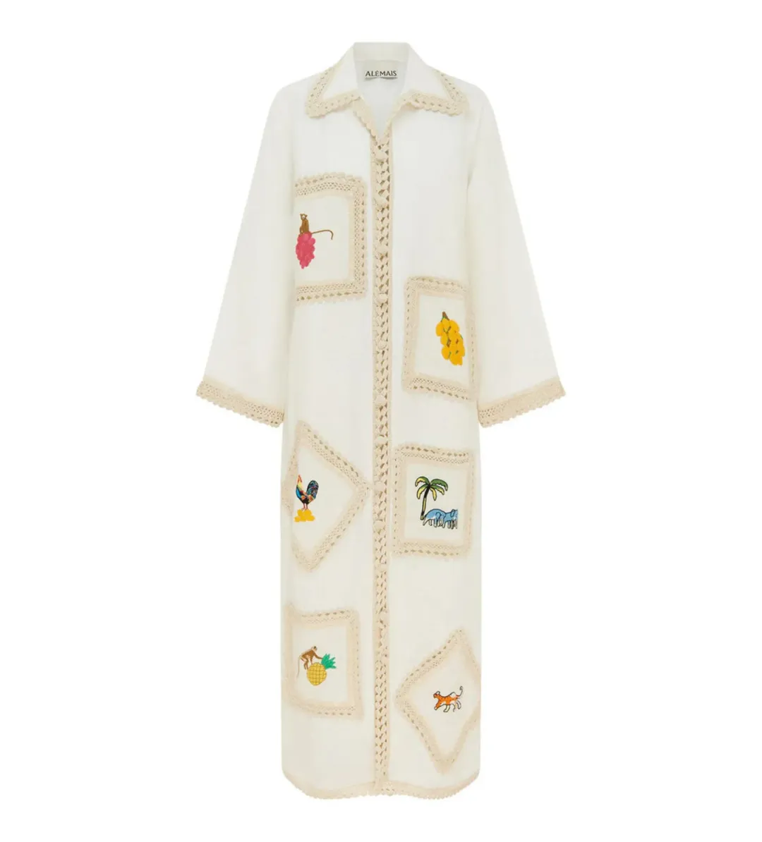 Alemais Teddy Shirtdress Print Size 16 for rent on The Volte - main image