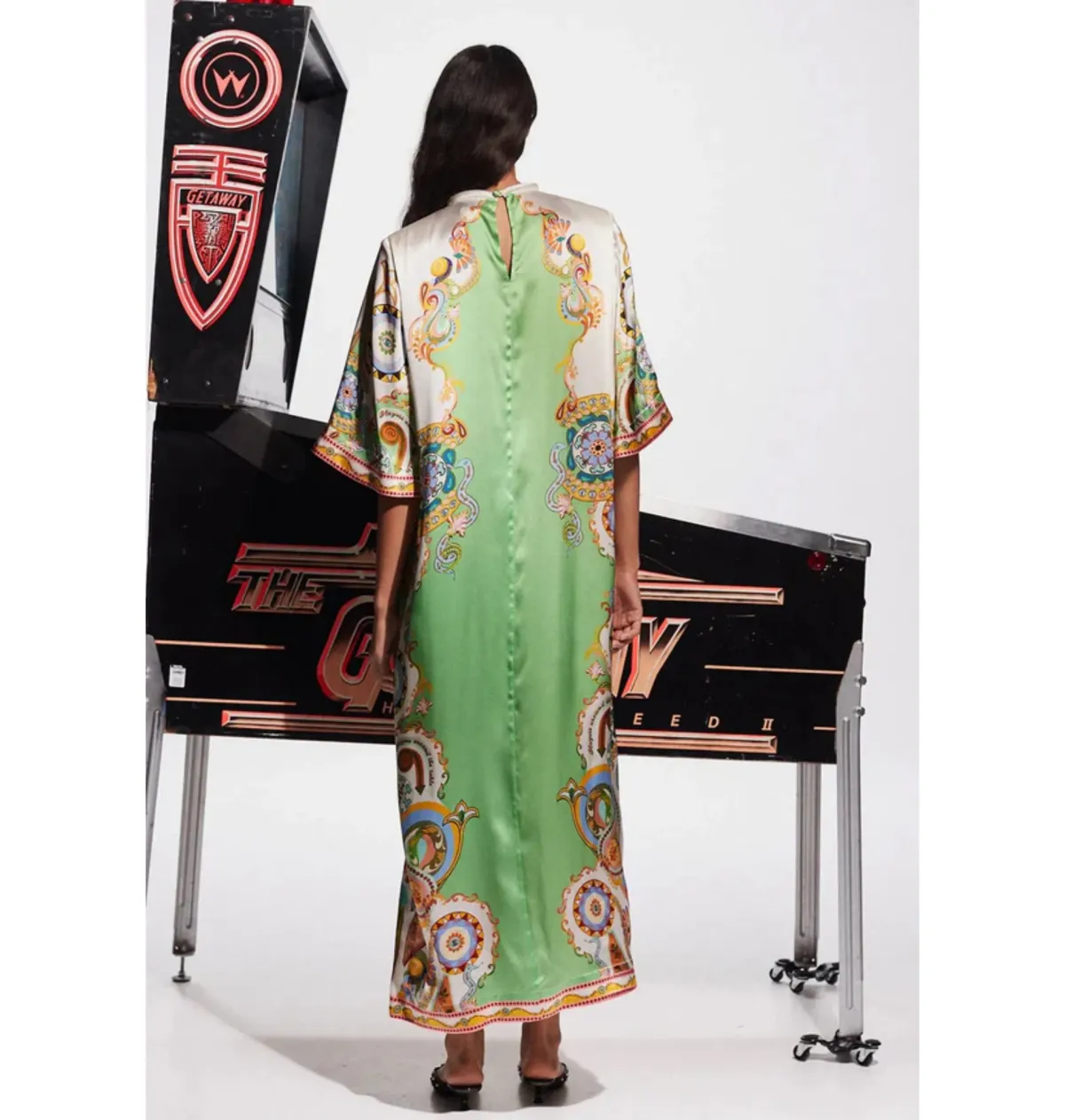 Alemais Pinball Midi Dress Multi Size AU 14 - Image 3