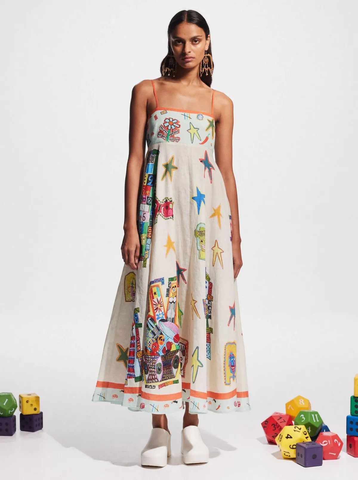 Alemais Players Sundress Print Size AU 16 for rent on The Volte - main image