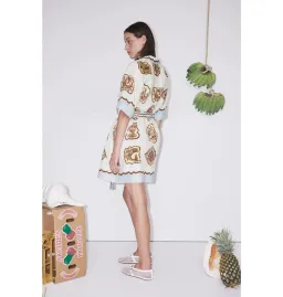 Alemais Relic Mini Dress Print Size AU 16 for rent on The Volte - image 3